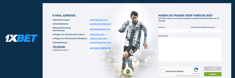 1xBet Sport Support